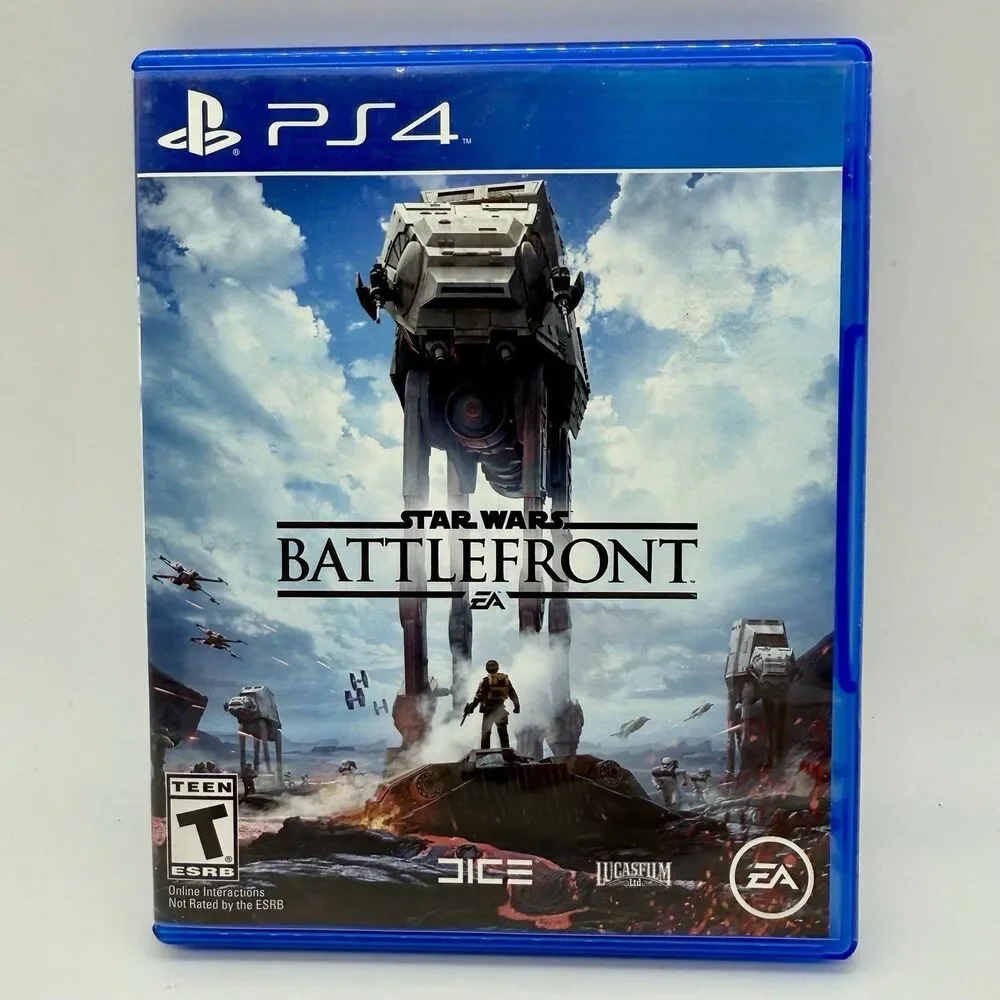 Star Wars: Battlefront (Sony PlayStation 4 PS4, 2015)‎ Game Case & Insert Tested